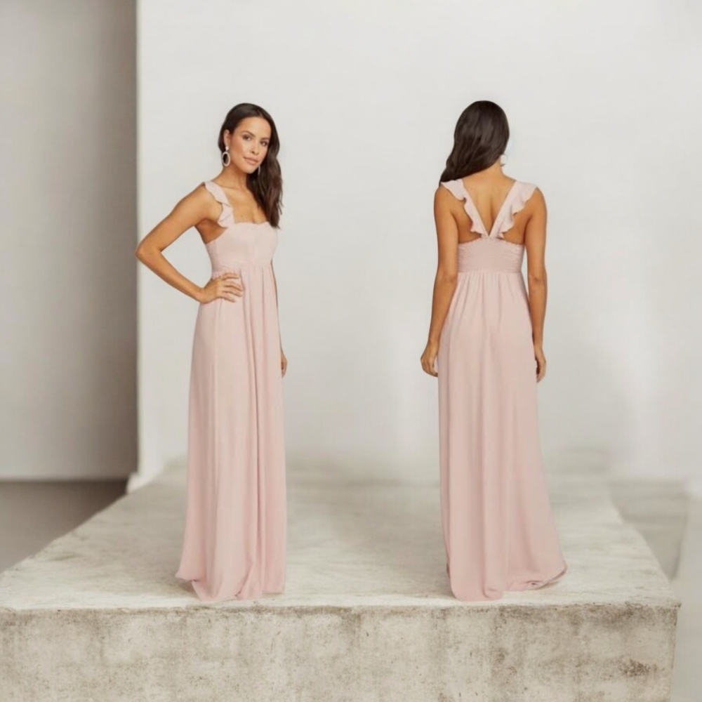 Show Me Your‎ MuMu Light Pink Maxi Dress